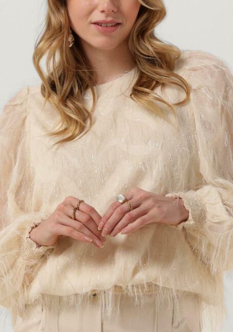 Weiße SUMMUM Blusen TOP FLUFFY - large