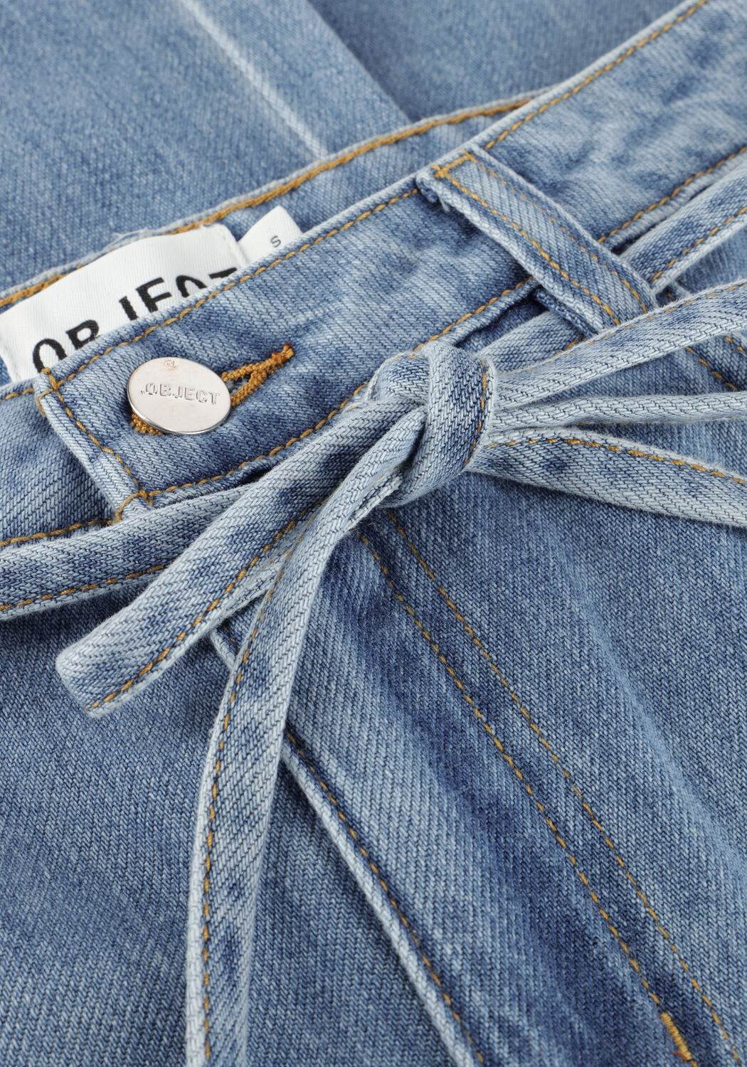 Hellblau OBJECT Wide jeans OBJROSIE MW WIDE JEANS - large