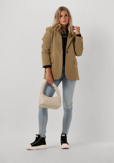 Schwarze TOMMY JEANS Sweatshirt REG SERIF LINEAR HOODIE - large