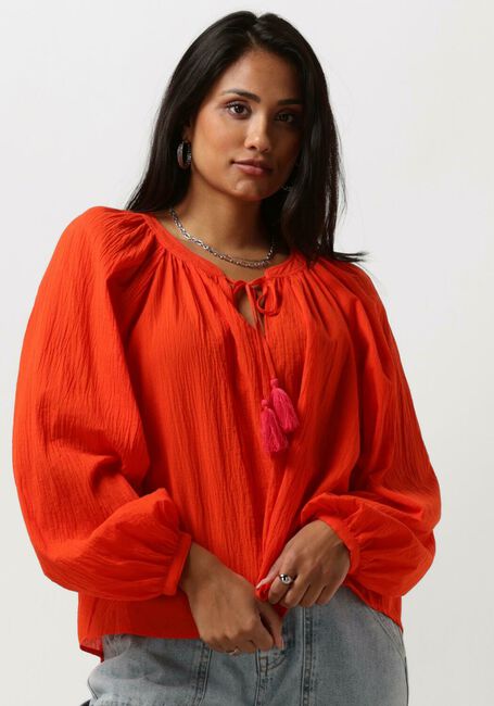 Orangene SCOTCH & SODA Bluse BALLOON SLEEVE TOP - large