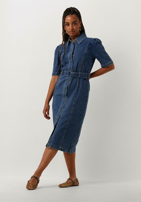 Blaue OBJECT Midikleid OBJCAROL DENIM DRESS - large
