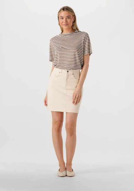 Sand MY ESSENTIAL WARDROBE T-shirt LISAMW STRIPED TEE - large