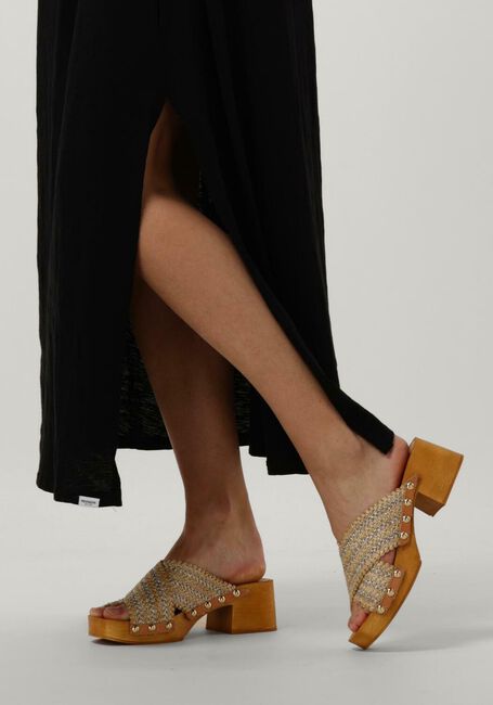 Goldfarbene NOTRE-V Mules 8782 - large