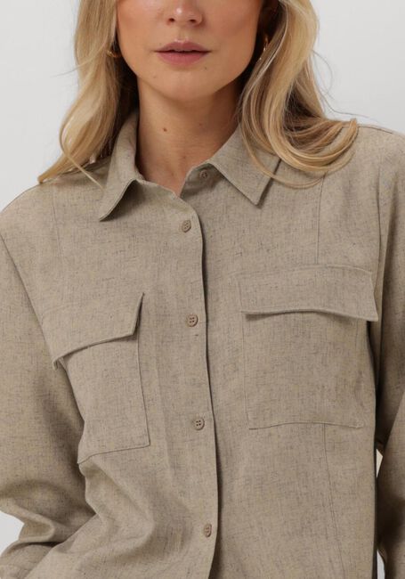 Beige MODSTRÖM Blusen KALEMMD SHIRT - large