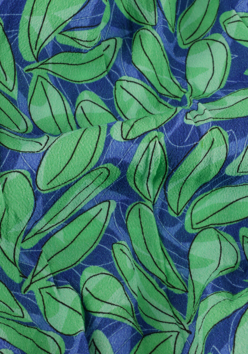 Blaue YDENCE Midikleid DRESS PALMER - large