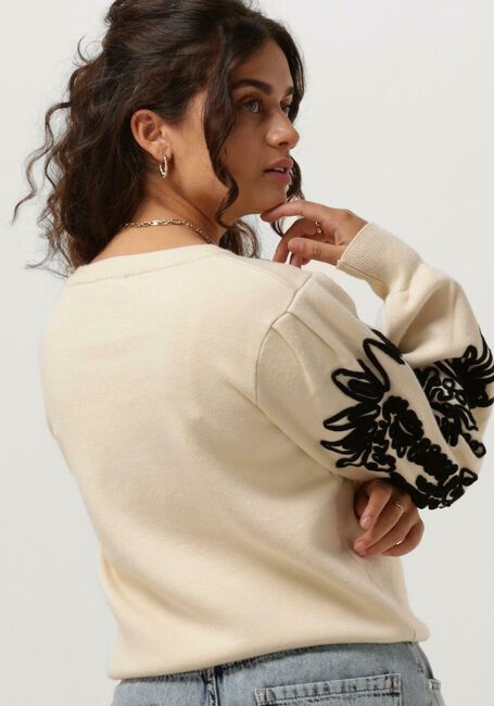 Sand OBJECT Pullover OBJJOANA L/S KNIT PULLOVER - large