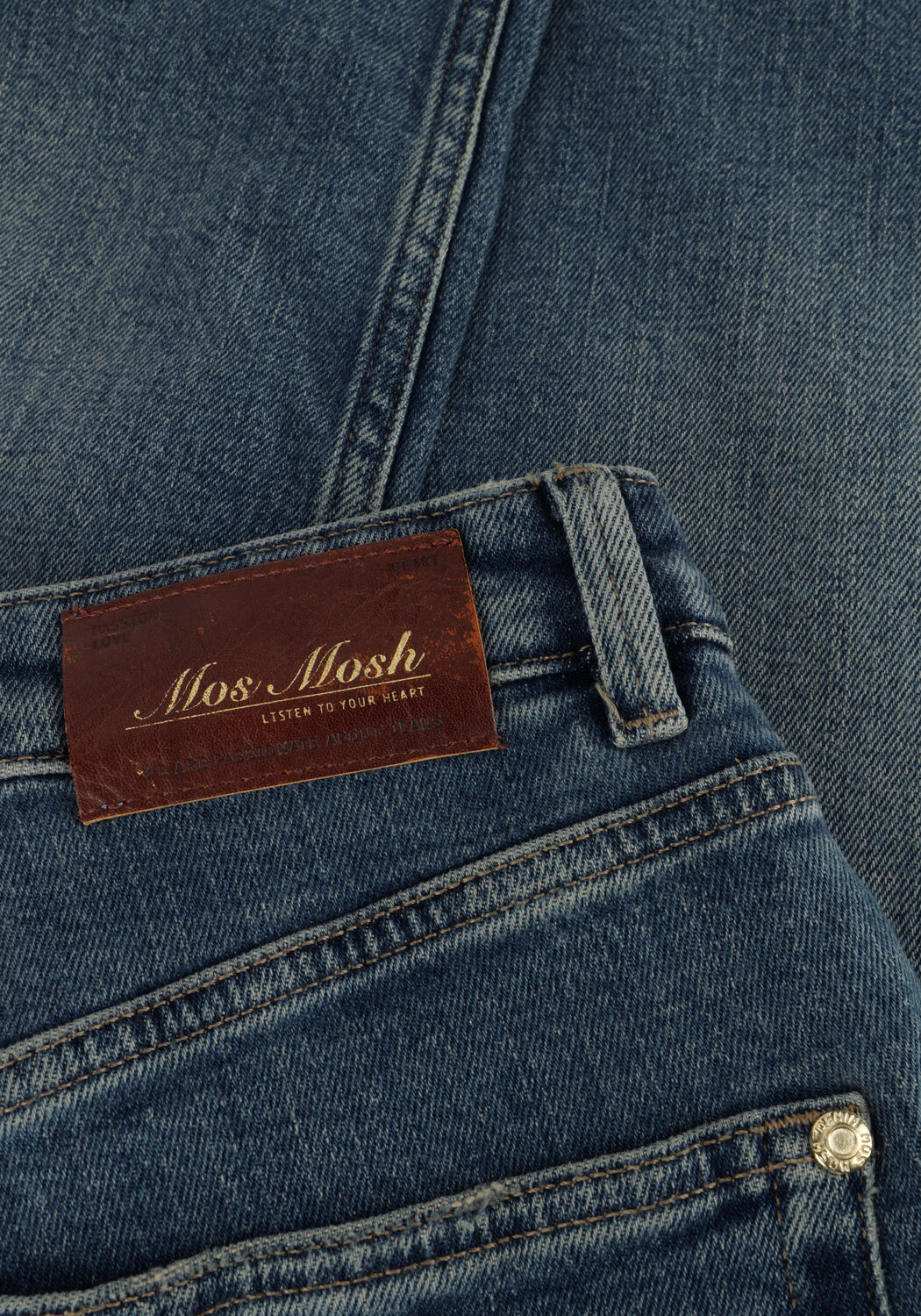 Blaue MOS MOSH Straight leg jeans RACHEL GALLEON JEANS - large