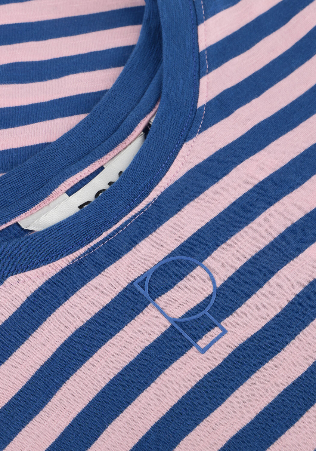 Mehrfarbige/Bunte POM AMSTERDAM T-shirt TSHIRT STRIPE BLUE PINK - large