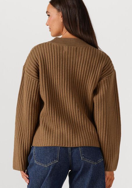 Braune WITHBLACK Pullover WBLPOPPY O-NECK SWEATER - large