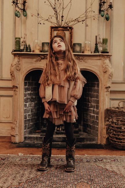 Beige BAJE STUDIO Minirock NOVAI - large