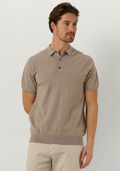 Beige PROFUOMO Polo-Shirt POLO SHORT SLEEVE - large