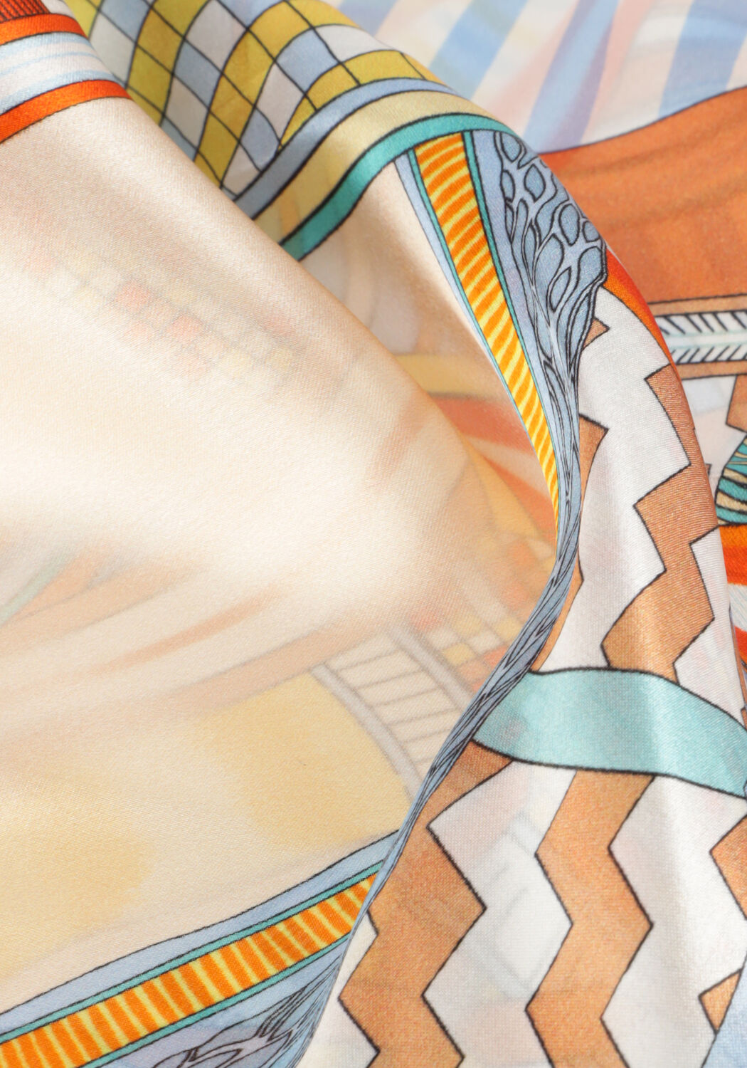 Mehrfarbige/Bunte NOTRE-V Schal ZAYA - large