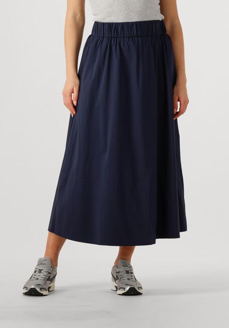 Dunkelblau NEO NOIR Midirock YARA POPLIN SKIRT - large