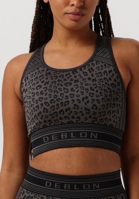 Schwarze DEBLON SPORTS Top JOY SEAMLESS TOP - large