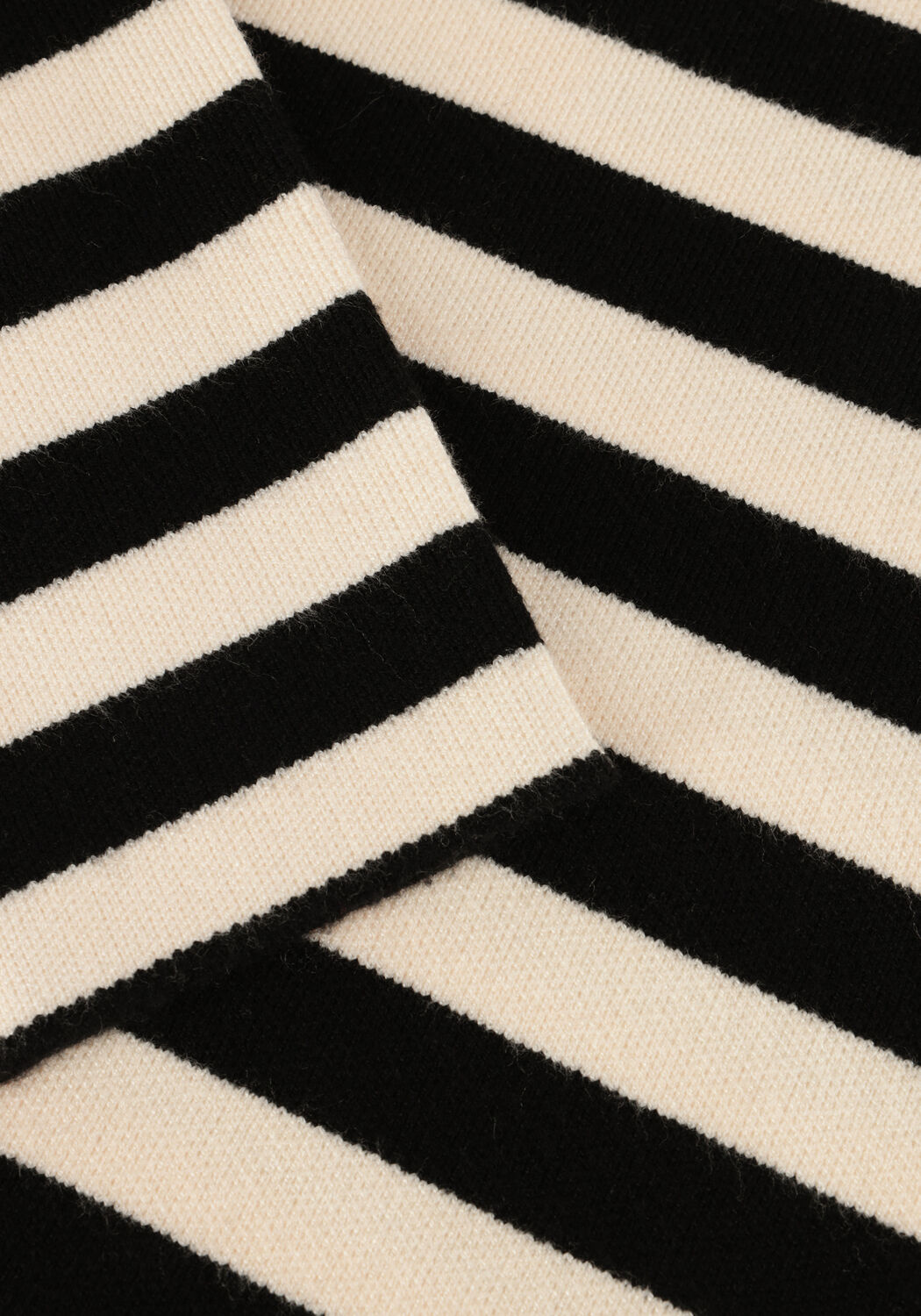 Schwarze MINUS Pullover LUPI STRIPE KNIT PULLOVER - large