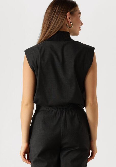Graue CO'COUTURE Gilet KAYA RIB TURTLENECK VEST - large