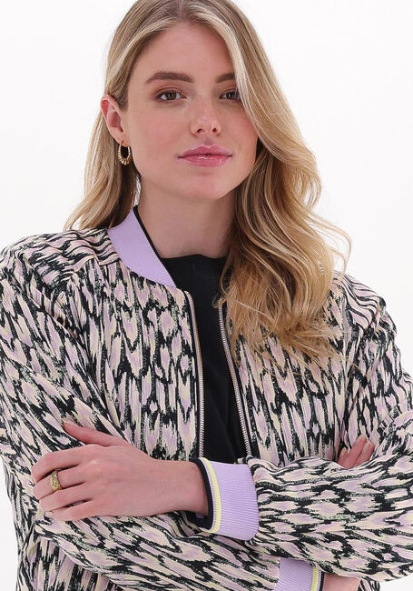 Mehrfarbige/Bunte SCOTCH & SODA Strickjacke PRINTED REVERSIBLE BOMBER JACKET - large