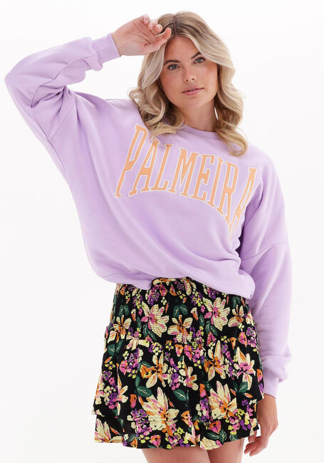 Lila COLOURFUL REBEL Sweatshirt PALMEIRA PATCH DROPPED SHOULDER SWEAT - large