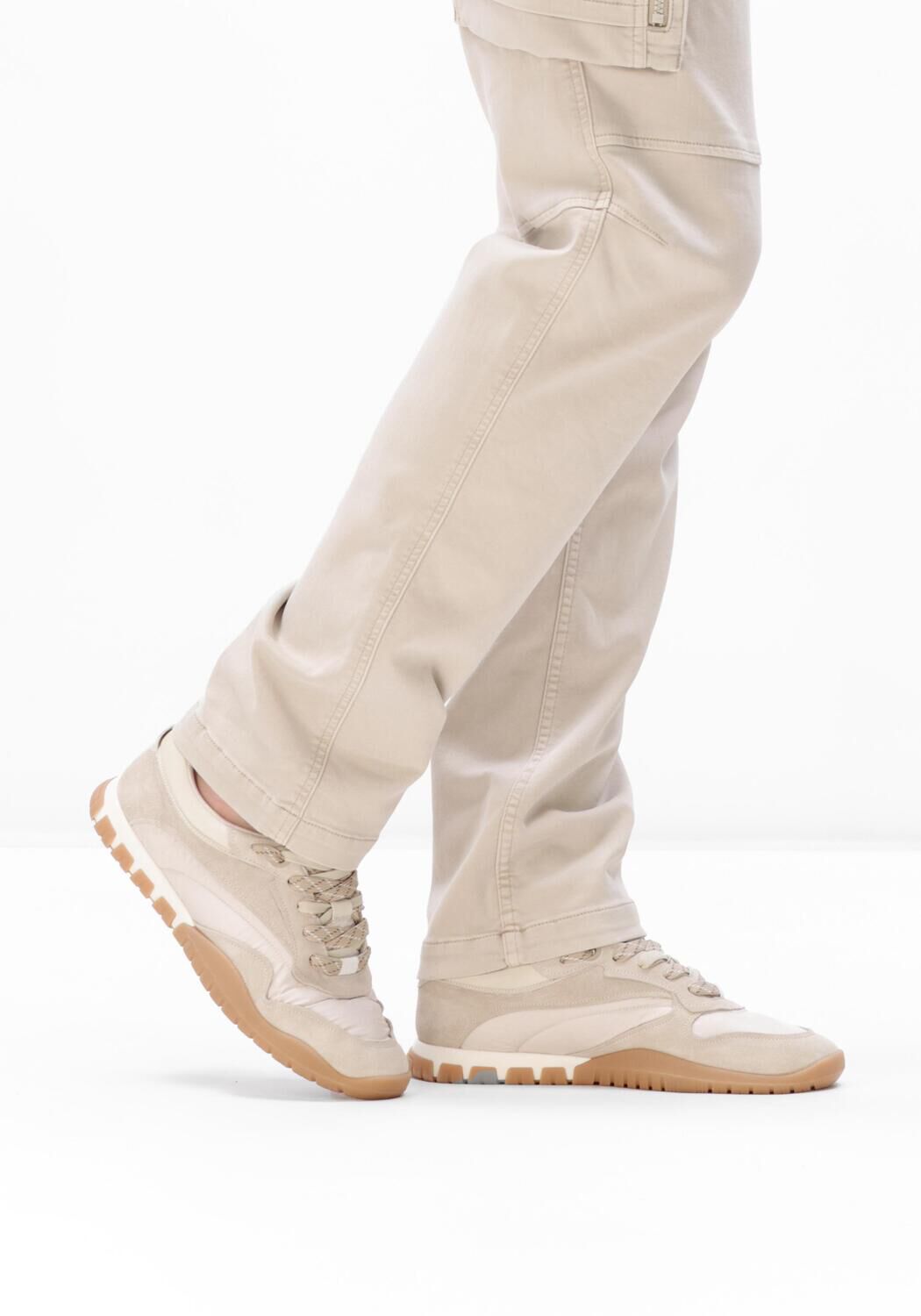 Beige VIA VAI Sneaker Low FRENKIE AARON - large