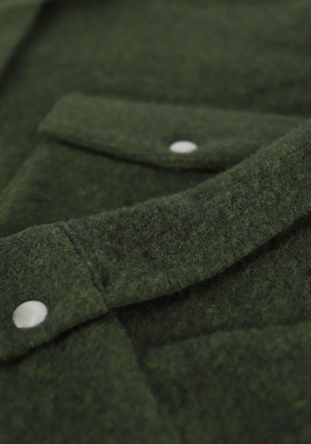 Dunkelgr&uuml;n ALIX THE LABEL M&auml;ntel FELTED WOOL JACKET - large