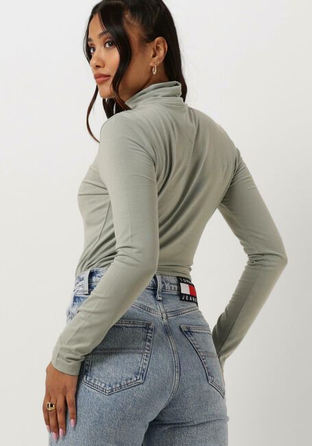 Gr&uuml;ne TOMMY JEANS Rollkragenpullover TJW SLIM BADGE TURTLENECK - large