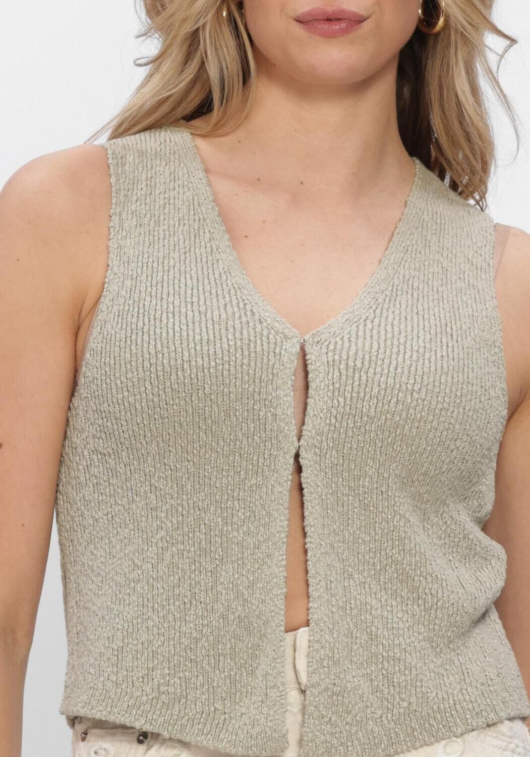 Beige EDITED Pullover & Cardigans RIKE VEST - large