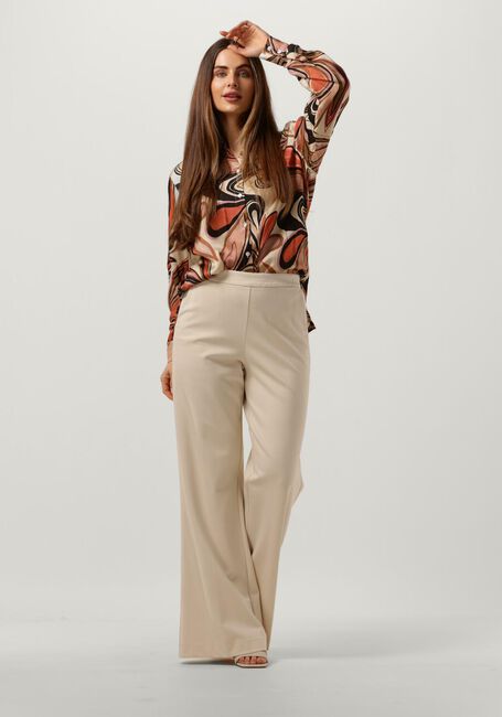 Weiße SUMMUM Weite Hose TROUSERS BOOT CUT PUNTO MILANO (4S2197) - large