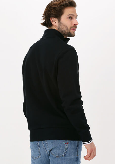 Schwarze FRED PERRY Sweatshirt HALF ZIP SWEATSHIRT - large