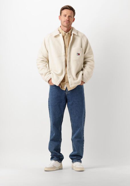 Beige TOMMY JEANS Casual-Oberhemd TJM REG CORDUROY SHIRT - large