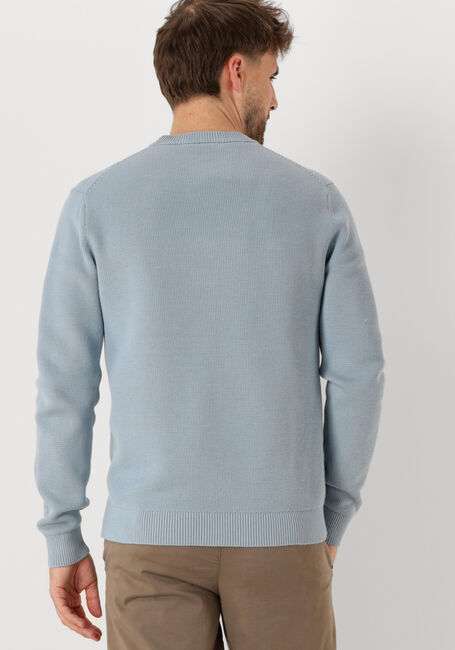 Hellblau SELECTED MEN Pullover SLHDANE LS KNIT STRUCTURE CREW NECK NOOS - large