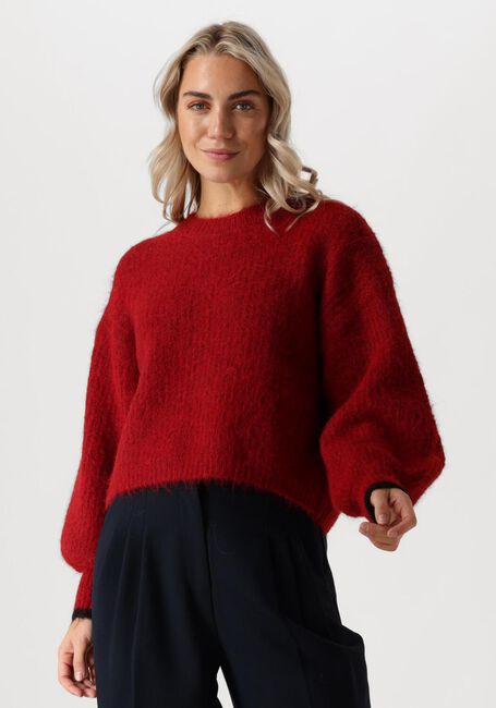 Bordeaux CO'COUTURE Pullover CORALIECC CROP RIB O-KNIT - large