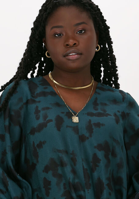 Grüne JUST FEMALE Midikleid FALLOW DRESS - large