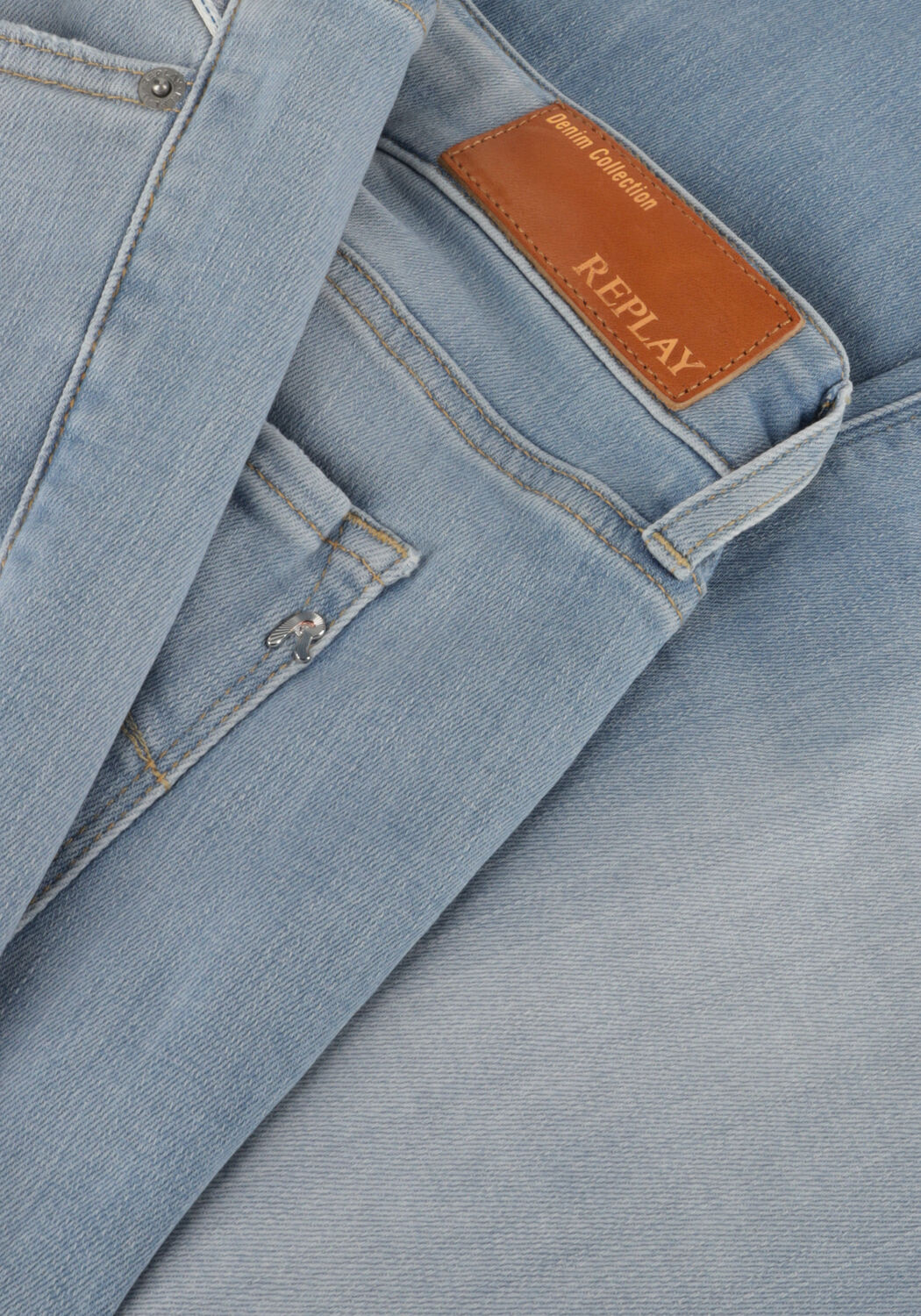 Hellblau REPLAY Slim fit jeans NEW LUZ BOOTCUT PANTS - large