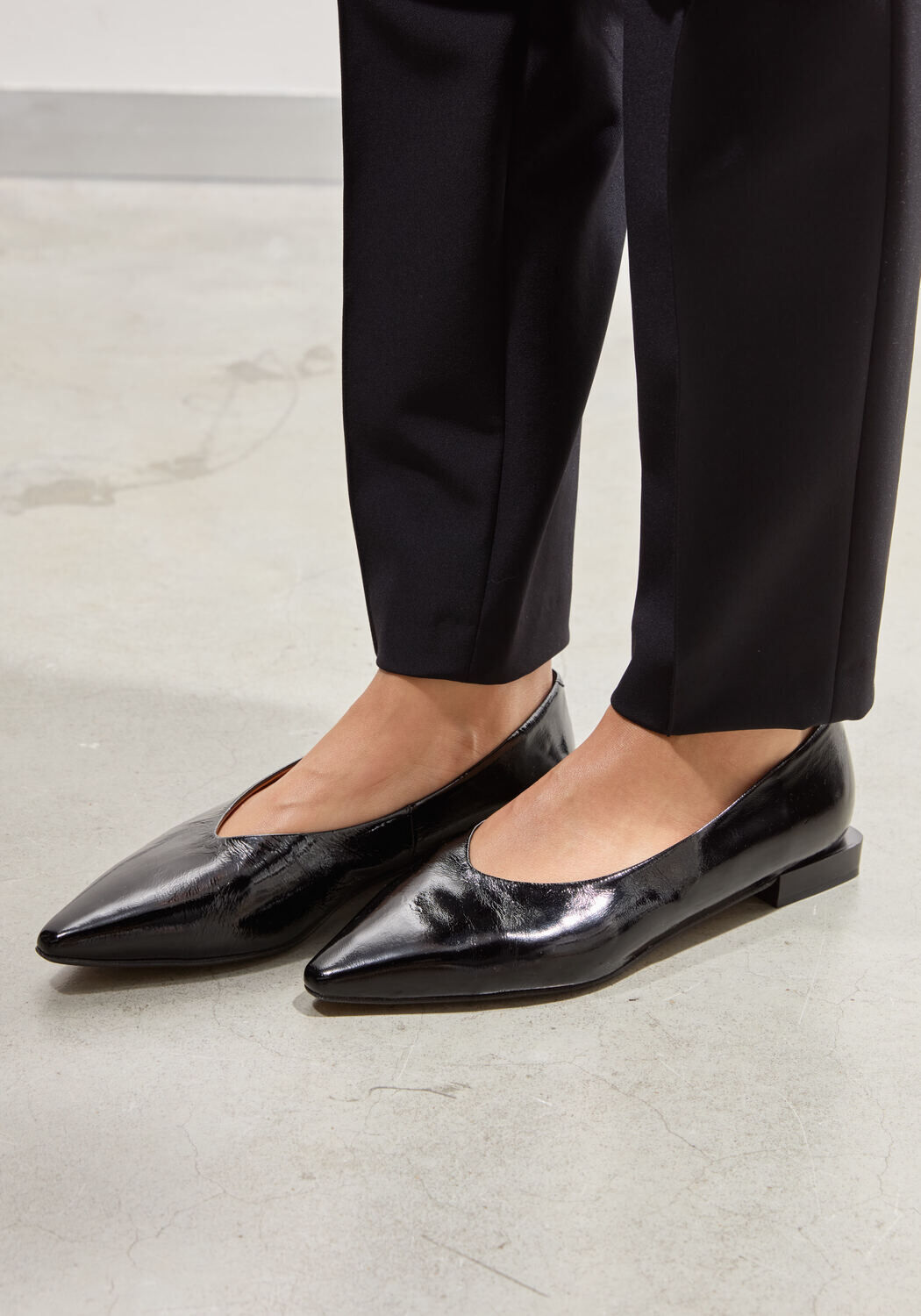 Schwarze &Aacute;NGEL ALARC&Oacute;N Ballerinas 24502 - large