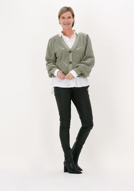 Gr&uuml;ne OBJECT Strickjacke OBJLANA L/S KNIT CARDIGAN NOOS - large