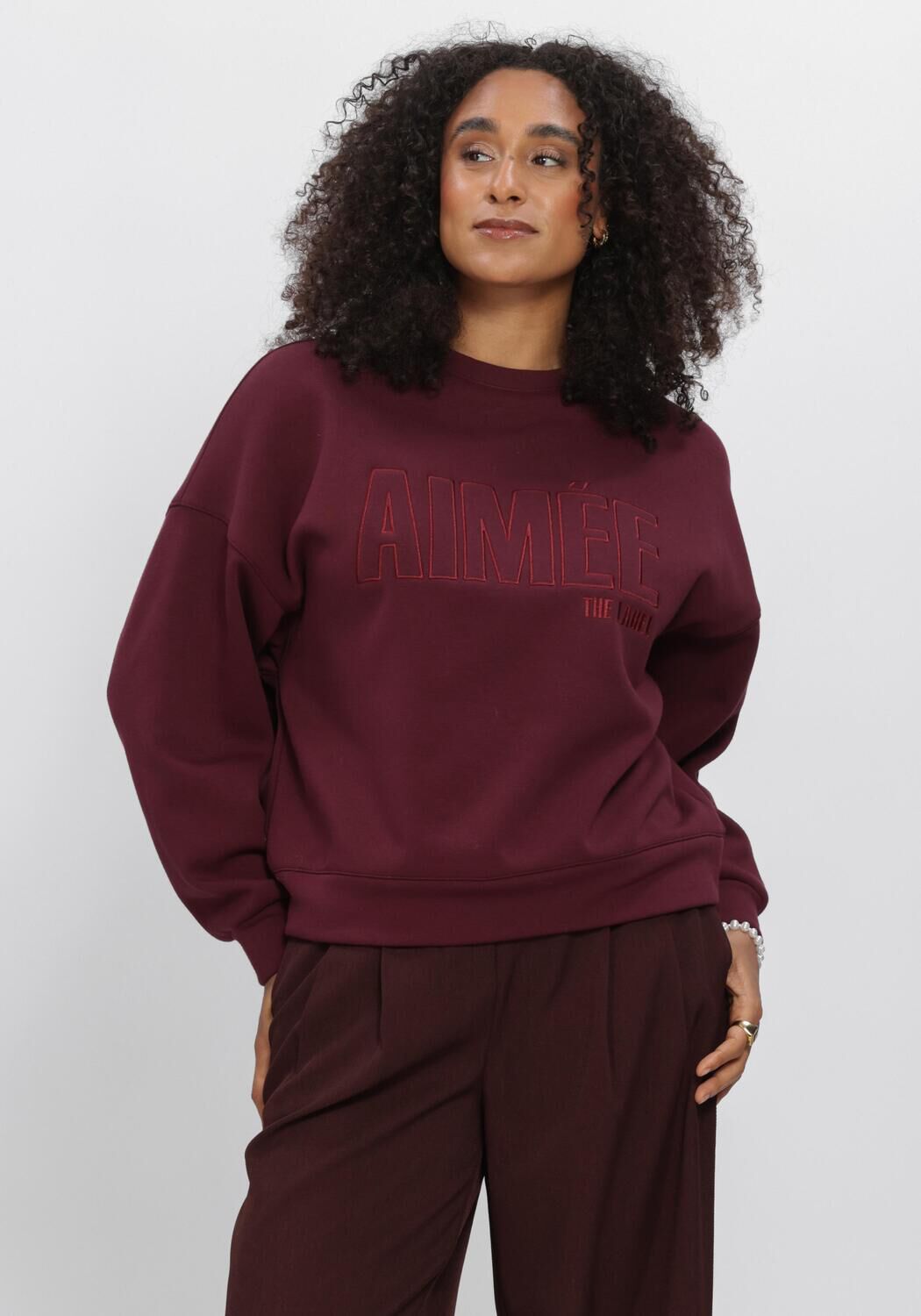 Bordeaux AIMEE THE LABEL Pullover & Cardigans BRAZILW6 SWEATER - large