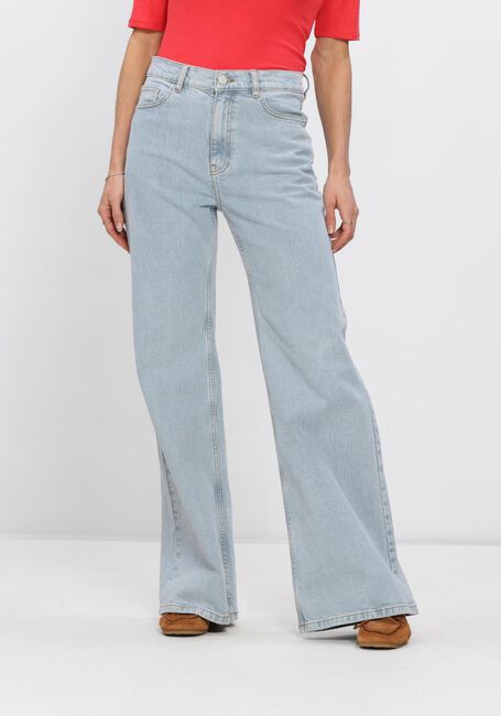Hellblau MSCH COPENHAGEN Wide jeans MSCHSOLIA ADA HW WIDE JEANS - large