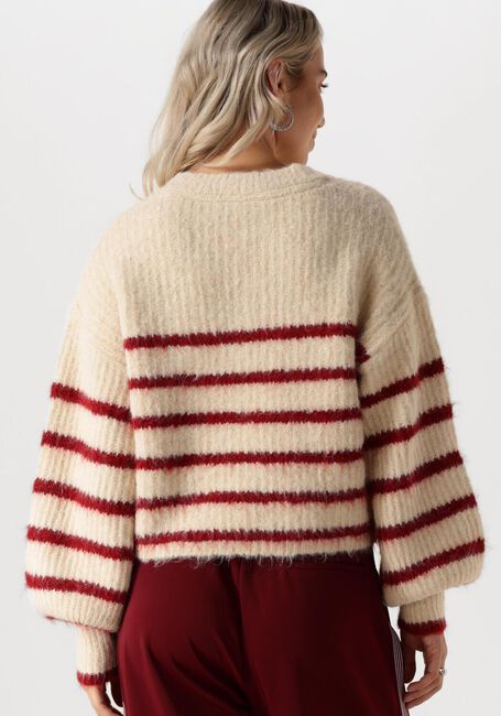 Bordeaux CO'COUTURE Pullover CORALIECC CROP STRIPE O-KNIT - large