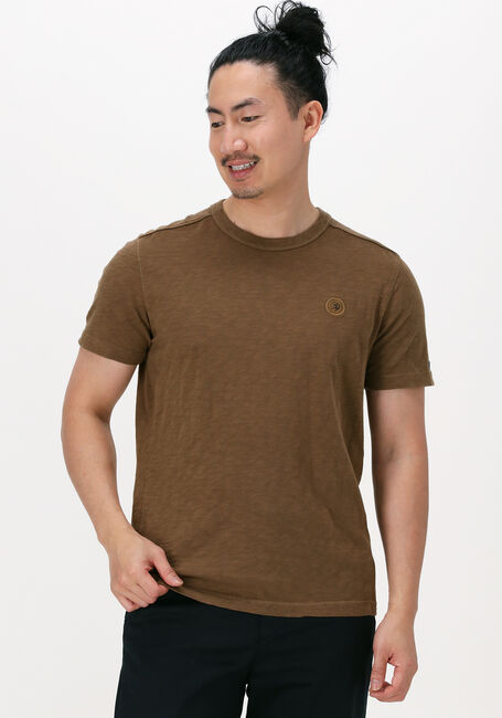 Braune CAST IRON T-shirt SHORT SLEEVE R-NECK COTTON SLUB - large