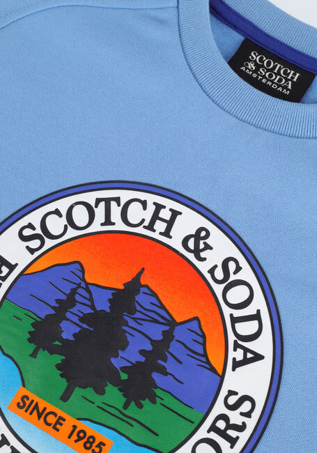 Hellblau SCOTCH & SODA Sweatshirt 167588-22-FWBM-D40 - large
