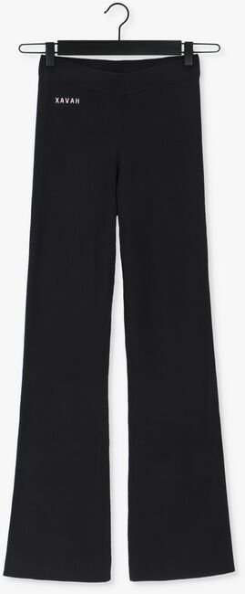 Schwarze XAVAH Schlaghose HEAVY KNIT FLAIRPANT - large