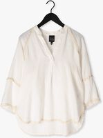 Weiße ACCESS Bluse BLOUSE WITH V AND FRINGES