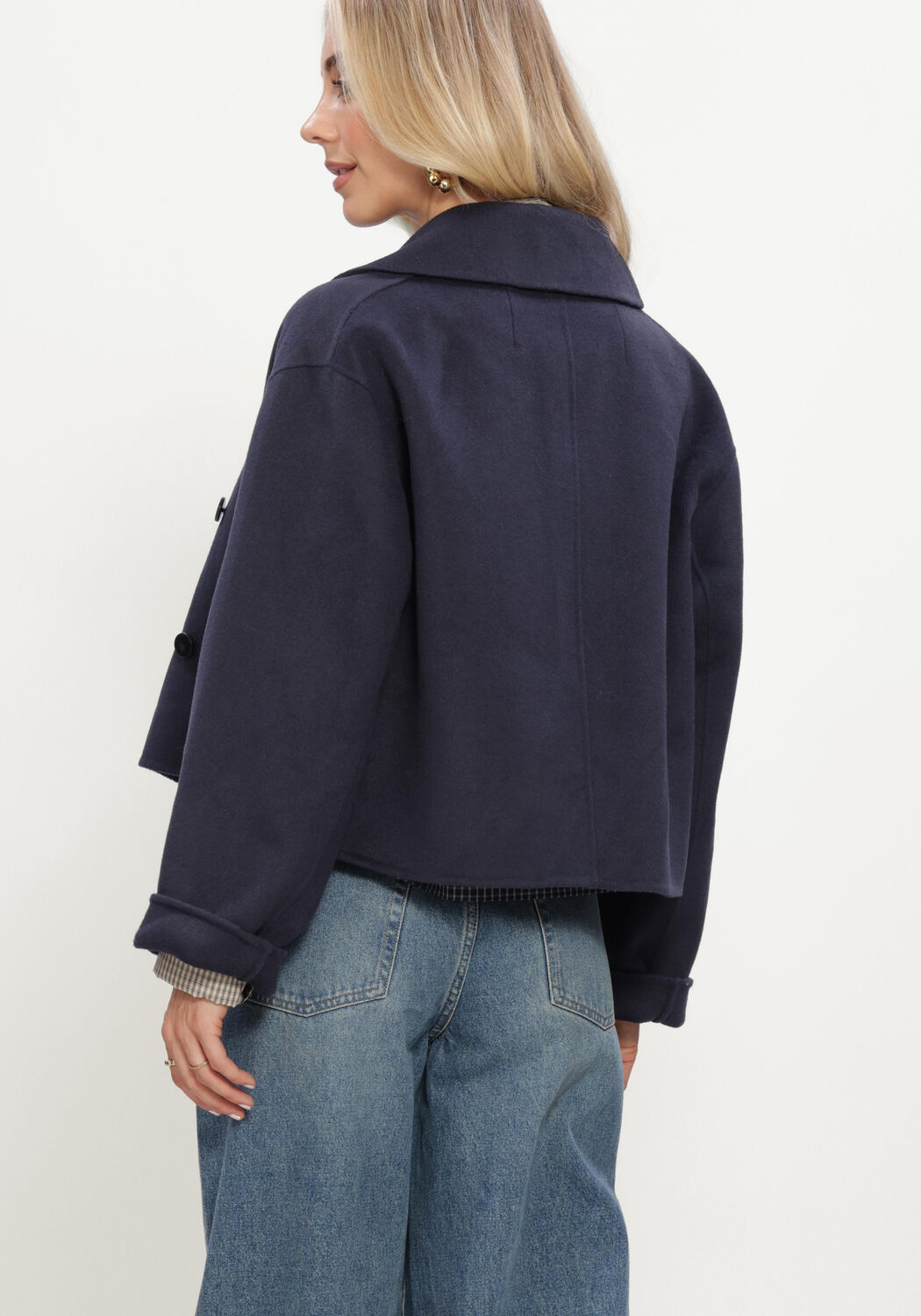Dunkelblau CIRCLE OF TRUST Jack HEATHER JACKET - large