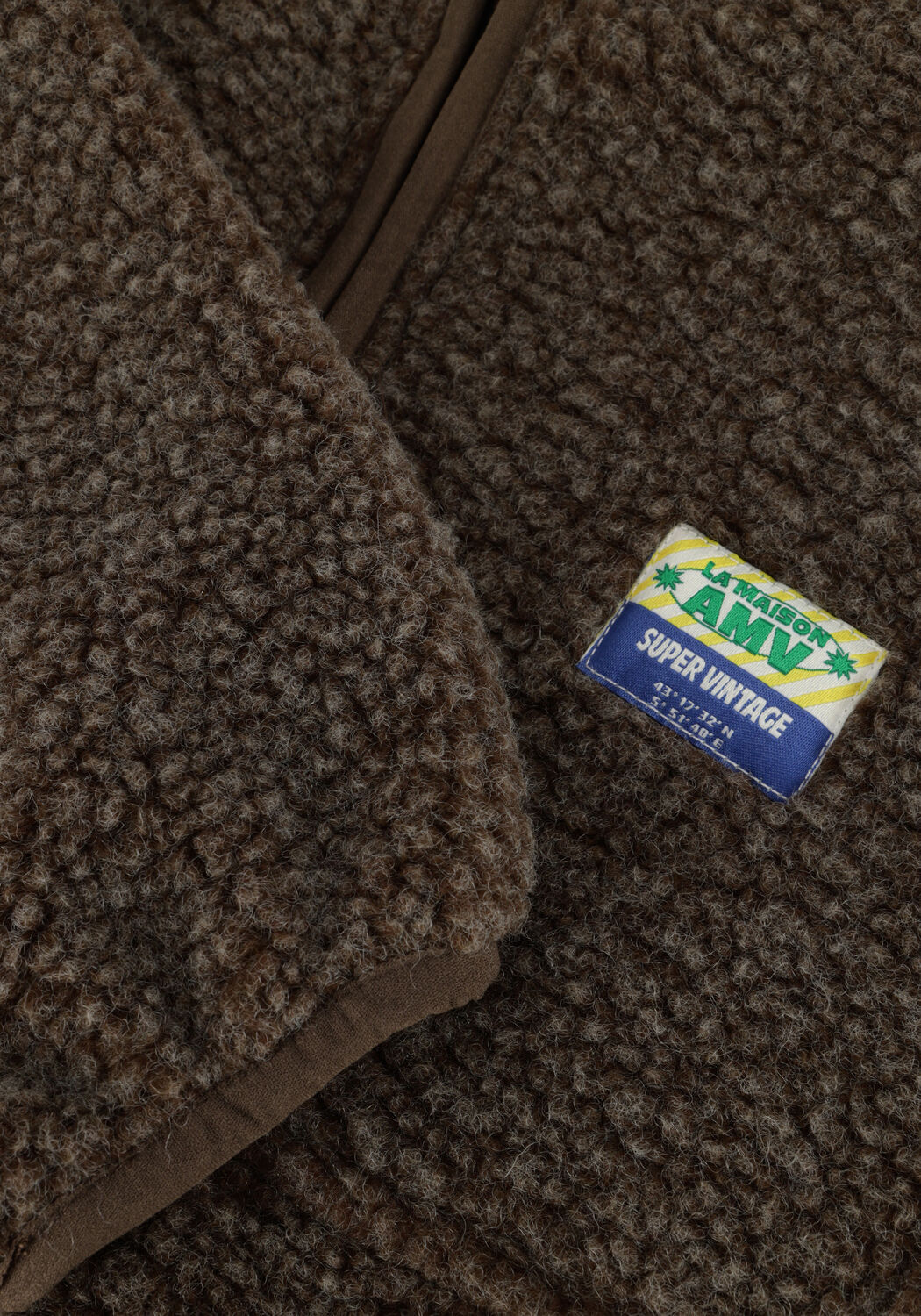 Braune AMERICAN VINTAGE Strickjacke HOKTOWN - large