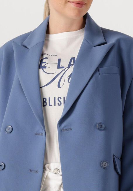 Dunkelblau ALIX THE LABEL Blazer LADIES WOVEN STRIPE TAPE BLAZER - large