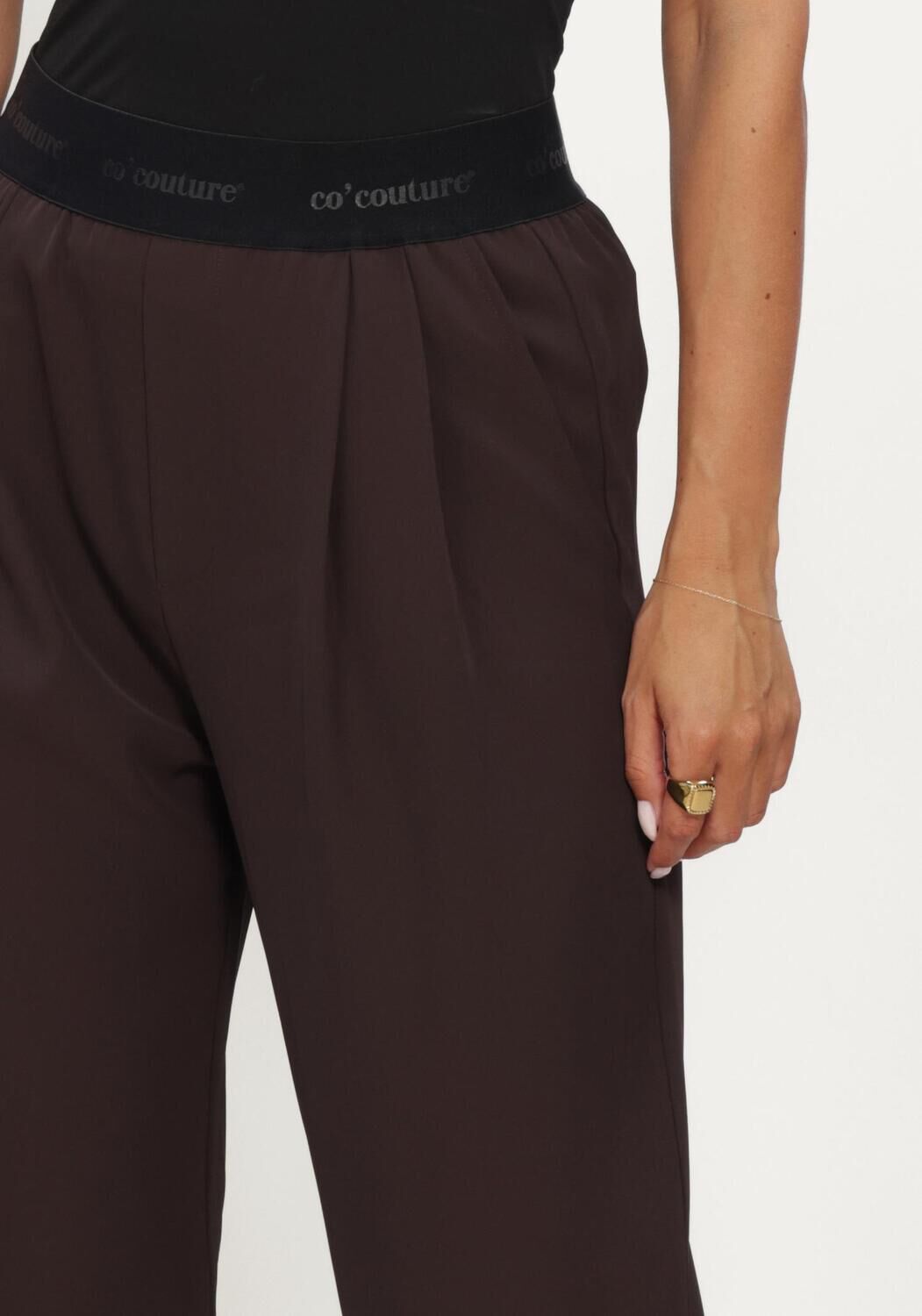Braune CO'COUTURE Hosen ALINICC LOGO PANT - large