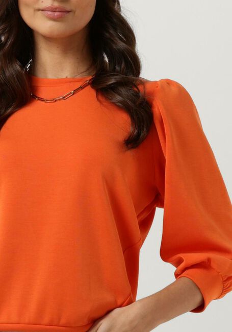 Orangene SELECTED FEMME Pullover SLIFTENNY 3/4 SWEAT TOP - large