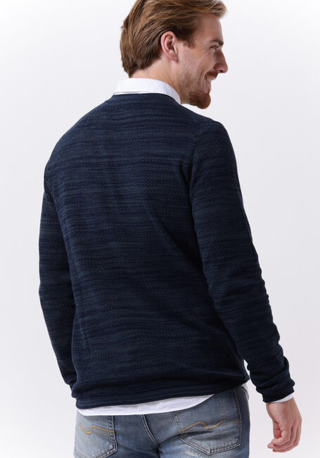 Dunkelblau DSTREZZED Pullover CREW NECK POPCORN MELANGE - large