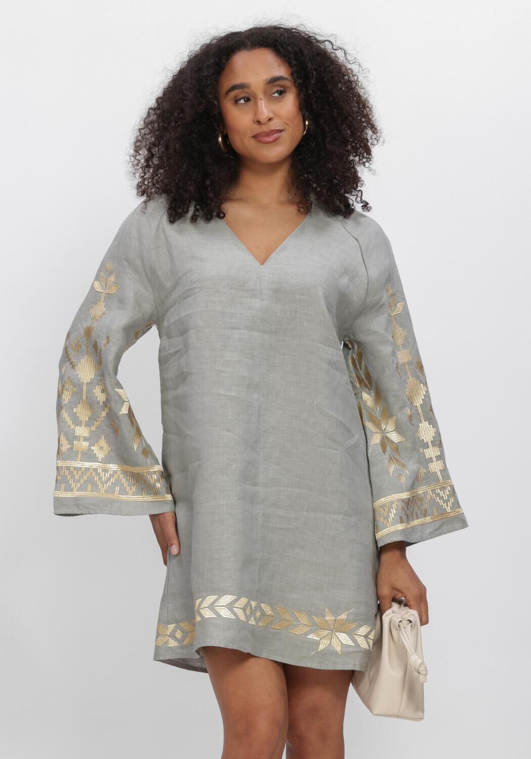 Hellgrau GREEK ARCHAIC KORI Minikleid S26K-2043204 - large