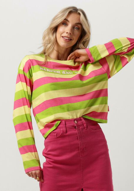 Grüne HARPER & YVE Top HARPER-LS - large